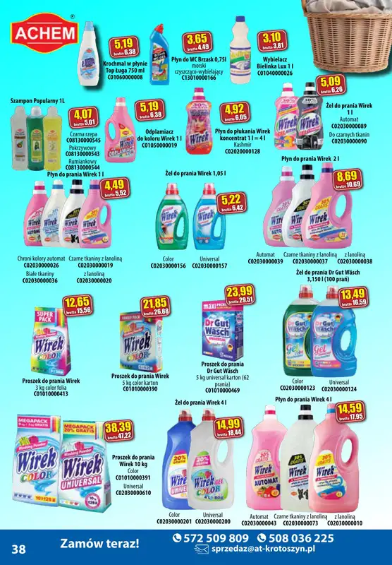 A-T - gazetka promocyjna Gazetka od czwartku 03.10 do czwartku 31.10 - strona 38