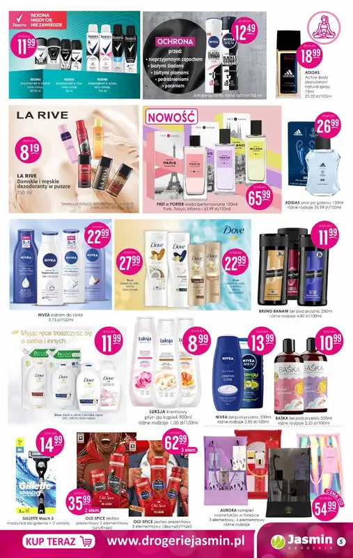 Drogerie Jasmin - gazetka promocyjna Gazetka od poniedziałku 07.10 do czwartku 31.10 - strona 5