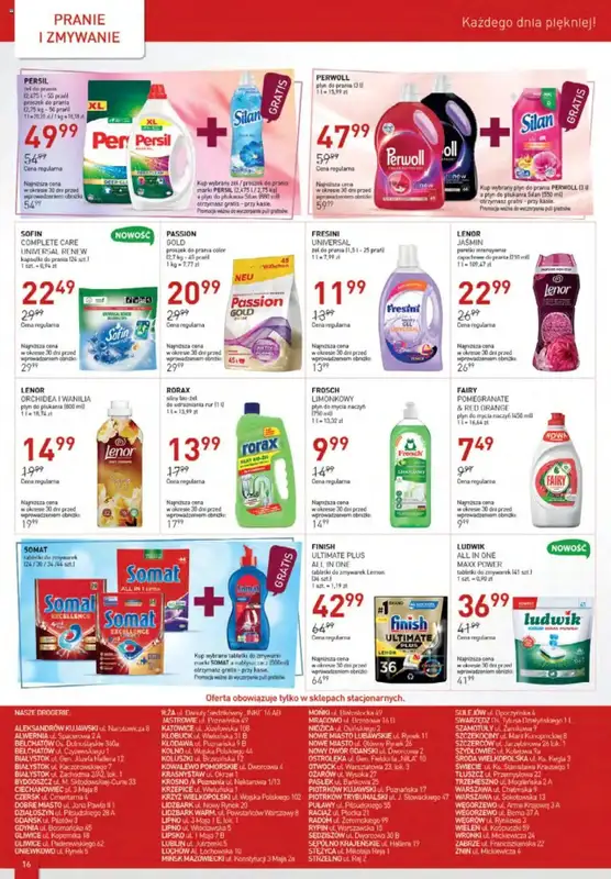 Drogerie Jawa - gazetka promocyjna Gazetka od soboty 05.10 do poniedziałku 04.11 - strona 16