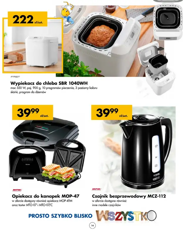 PSB Mrówka - gazetka promocyjna Gazetka od czwartku 10.10 do soboty 19.10 - strona 14