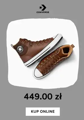 Converse - gazetka promocyjna Buty na deszcz od poniedziałku 07.10  - strona 7 Converse - gazetka promocyjna Buty na deszcz od poniedziałku 07.10  - strona 7