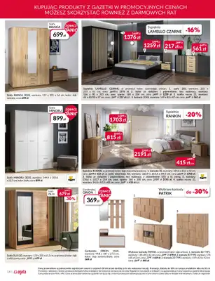 Salony Agata - gazetka promocyjna Gazetka od czwartku 10.10 do soboty 26.10 - strona 14