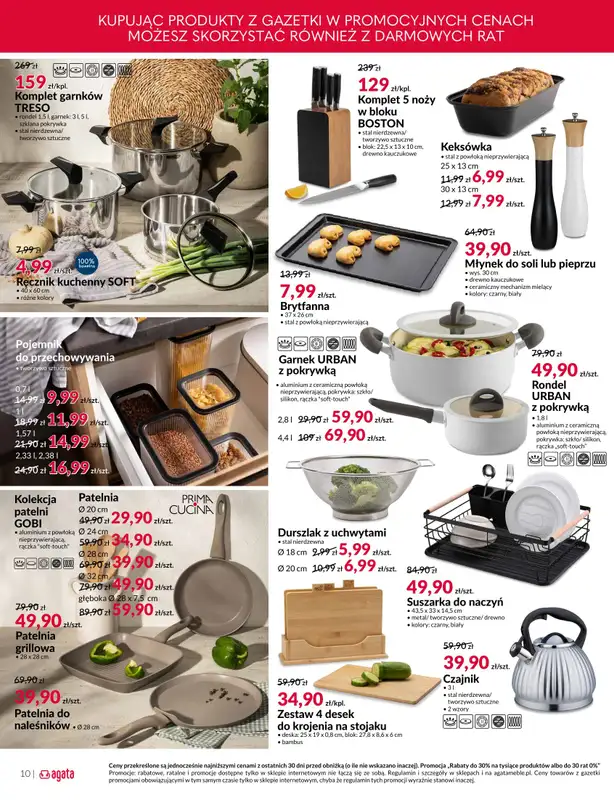 Salony Agata - gazetka promocyjna Gazetka od czwartku 10.10 do soboty 26.10 - strona 10