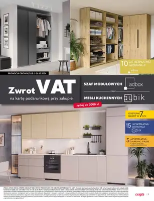 Salony Agata - gazetka promocyjna Gazetka od czwartku 10.10 do soboty 26.10 - strona 9