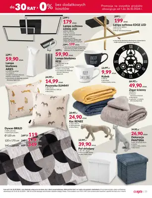 Salony Agata - gazetka promocyjna Gazetka od czwartku 10.10 do soboty 26.10 - strona 13