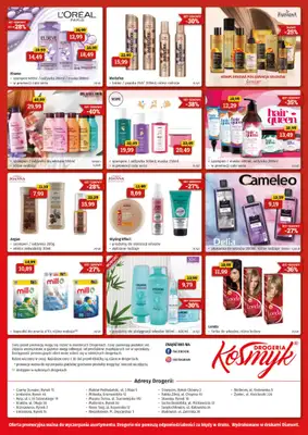 Drogeria Kosmyk - gazetka promocyjna Gazetka od środy 09.10 do czwartku 31.10 - strona 4 Drogeria Kosmyk - gazetka promocyjna Gazetka od środy 09.10 do czwartku 31.10 - strona 4