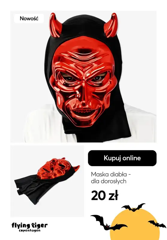 Flying Tiger Copenhagen - gazetka promocyjna Halloween - przebrania i akcesoria od czwartku 10.10  - strona 10