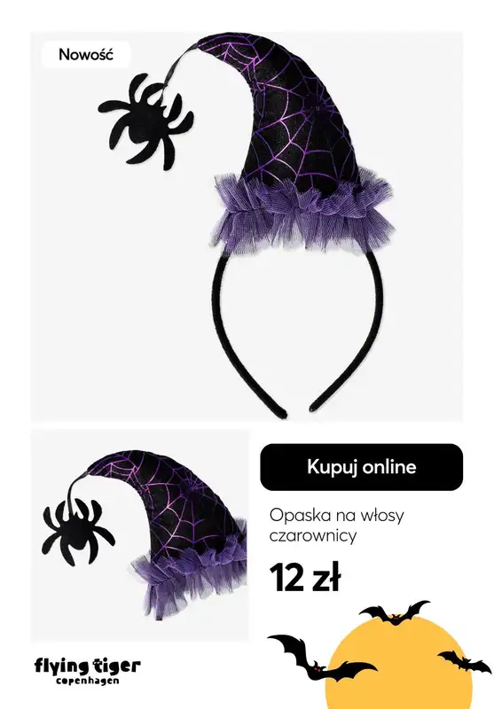 Flying Tiger Copenhagen - gazetka promocyjna Halloween - przebrania i akcesoria od czwartku 10.10  - strona 16