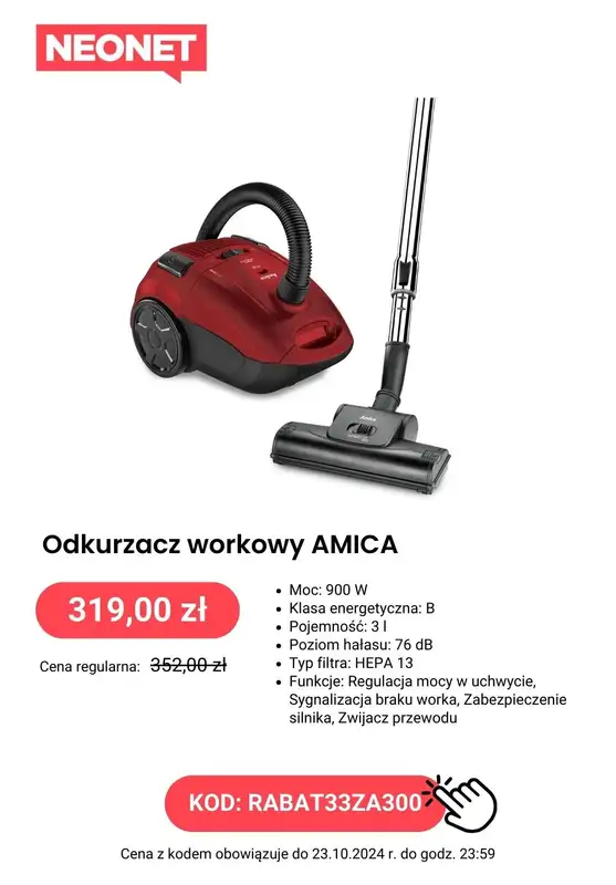 NEONET - gazetka promocyjna -33 zł za każde wydane 300 zł od czwartku 10.10 do środy 23.10 - strona 7