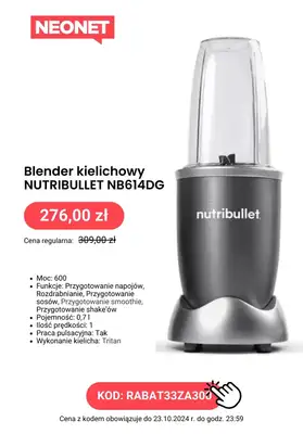 NEONET - gazetka promocyjna -33 zł za każde wydane 300 zł od czwartku 10.10 do środy 23.10 - strona 2