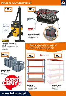 Bricoman - gazetka promocyjna Gazetka od poniedziałku 14.10 do niedzieli 10.11 - strona 11