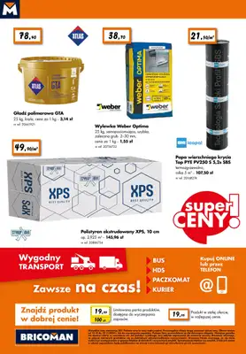 Bricoman - gazetka promocyjna Gazetka od poniedziałku 14.10 do niedzieli 10.11 - strona 12