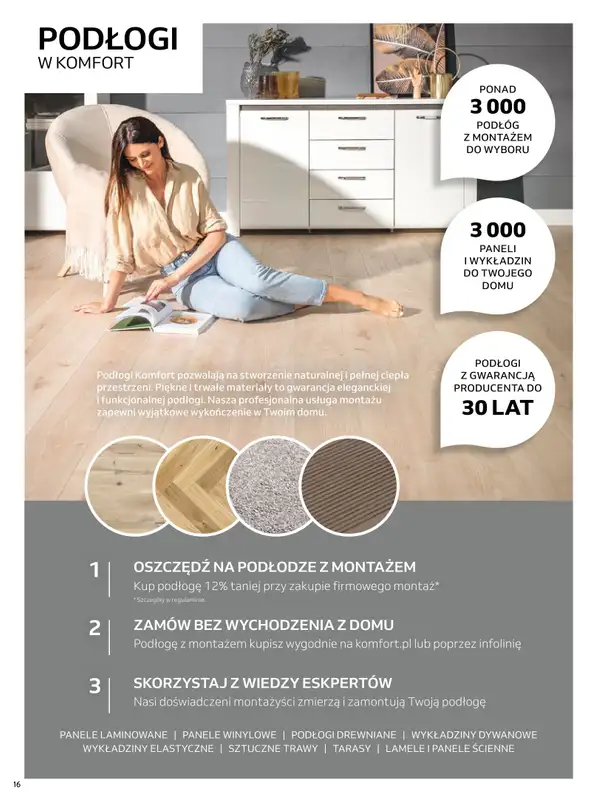 Komfort - gazetka promocyjna Przepis na satysfakcję od środy 16.10 do wtorku 29.10 - strona 16