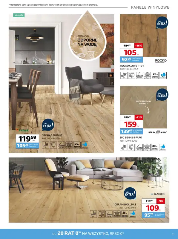 Komfort - gazetka promocyjna Przepis na satysfakcję od środy 16.10 do wtorku 29.10 - strona 21