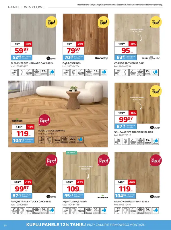 Komfort - gazetka promocyjna Przepis na satysfakcję od środy 16.10 do wtorku 29.10 - strona 20