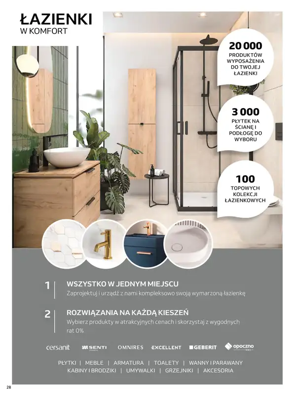 Komfort - gazetka promocyjna Przepis na satysfakcję od środy 16.10 do wtorku 29.10 - strona 28