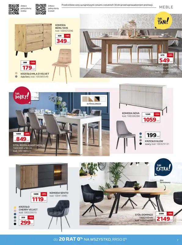 Komfort - gazetka promocyjna Przepis na satysfakcję od środy 16.10 do wtorku 29.10 - strona 7