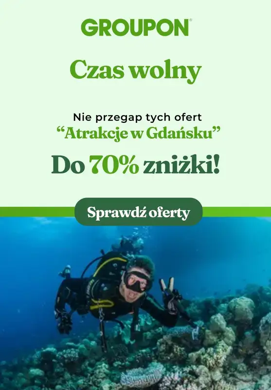 Groupon - gazetka promocyjna Sprawdź najlepsze oferty w Gdańsku! od piątku 18.10 do poniedziałku 04.11 - strona 3