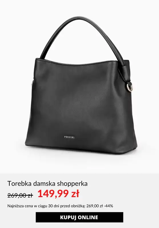 Puccini - gazetka promocyjna Do -50% na torebki od piątku 18.10  - strona 3