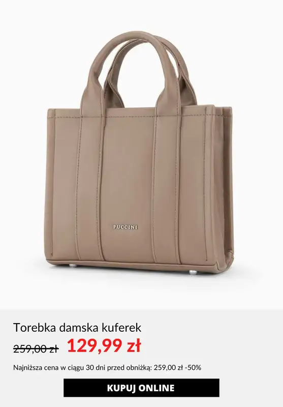 Puccini - gazetka promocyjna Do -50% na torebki od piątku 18.10  - strona 6