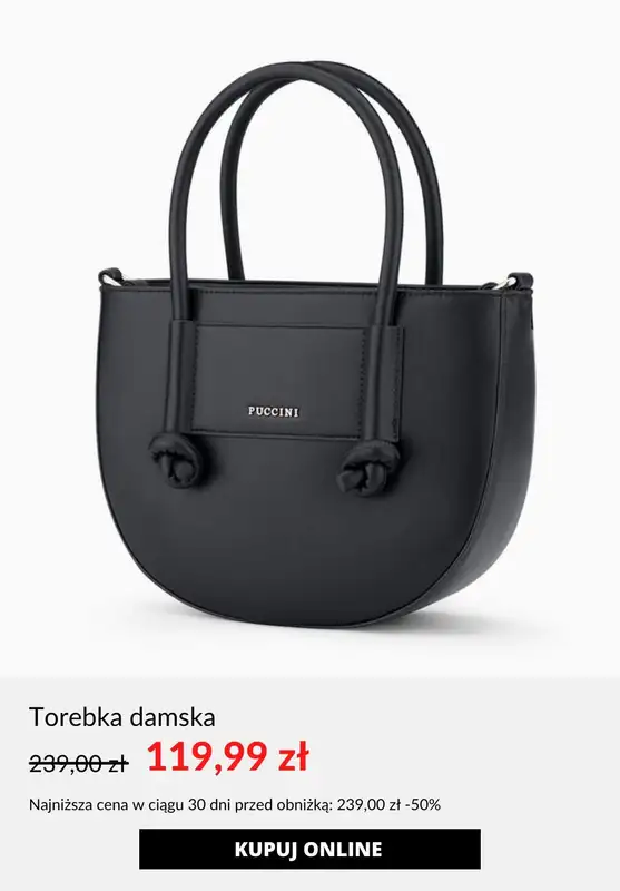 Puccini - gazetka promocyjna Do -50% na torebki od piątku 18.10  - strona 2