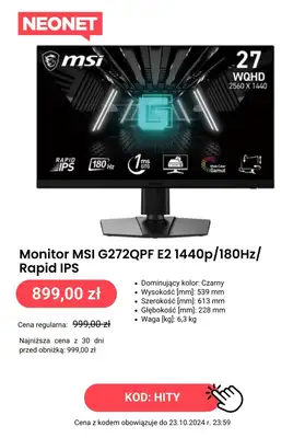 NEONET - gazetka promocyjna HITY cenowe! od poniedziałku 21.10 do środy 23.10 - strona 3