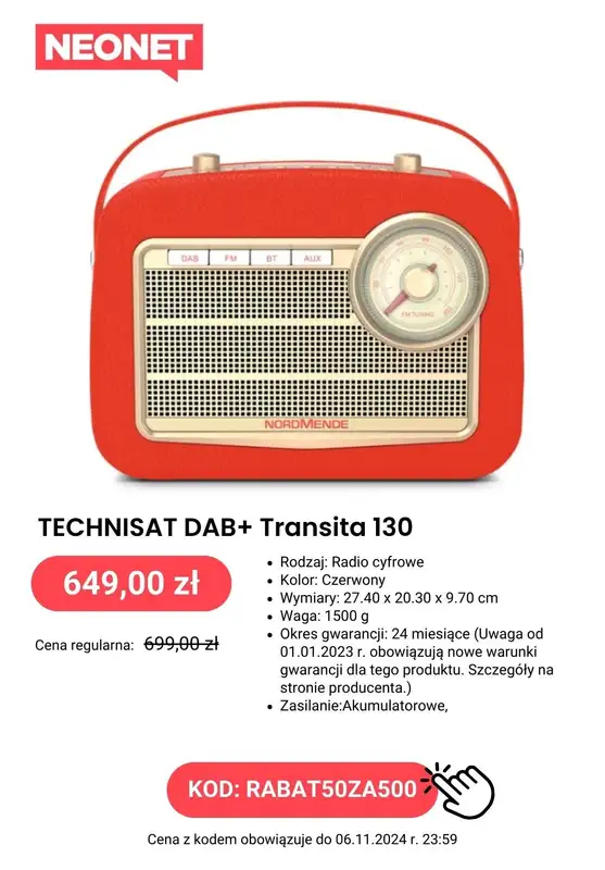 NEONET - gazetka promocyjna ZNIŻKOBRANIE! od czwartku 24.10  - strona 2