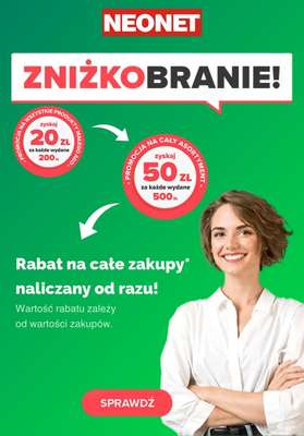 NEONET - gazetka promocyjna ZNIŻKOBRANIE! od czwartku 24.10 