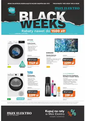 Max Elektro - gazetka promocyjna Gazetka od wtorku 29.10 do poniedziałku 02.12 Max Elektro - gazetka promocyjna Gazetka od wtorku 29.10 do poniedziałku 02.12