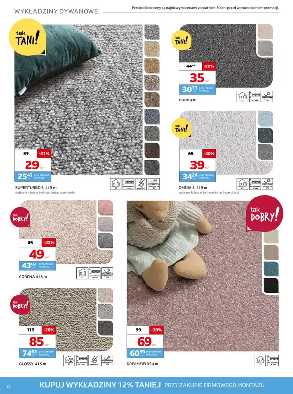 Komfort - gazetka promocyjna Gazetka od środy 30.10 do wtorku 03.12 - strona 22