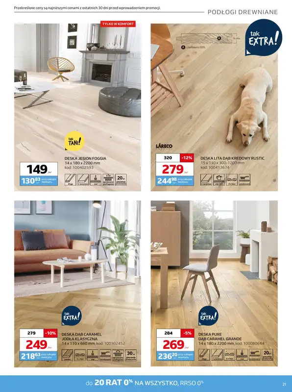 Komfort - gazetka promocyjna Gazetka od środy 30.10 do wtorku 03.12 - strona 21