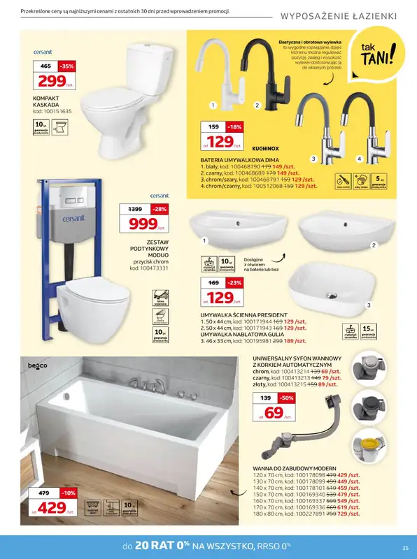 Komfort - gazetka promocyjna Gazetka od środy 30.10 do wtorku 03.12 - strona 35
