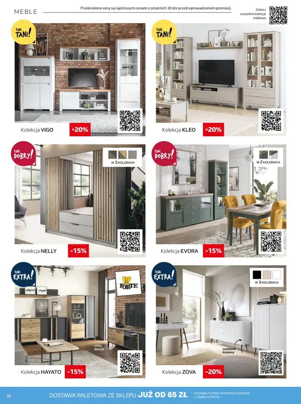 Komfort - gazetka promocyjna Gazetka od środy 30.10 do wtorku 03.12 - strona 10