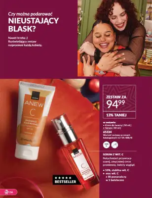 AVON - gazetka promocyjna Katalog listopad 2024 od czwartku 31.10 do soboty 30.11 - strona 136 AVON - gazetka promocyjna Katalog listopad 2024 od czwartku 31.10 do soboty 30.11 - strona 136