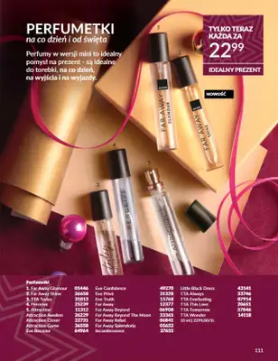 AVON - gazetka promocyjna Katalog listopad 2024 od czwartku 31.10 do soboty 30.11 - strona 111 AVON - gazetka promocyjna Katalog listopad 2024 od czwartku 31.10 do soboty 30.11 - strona 111