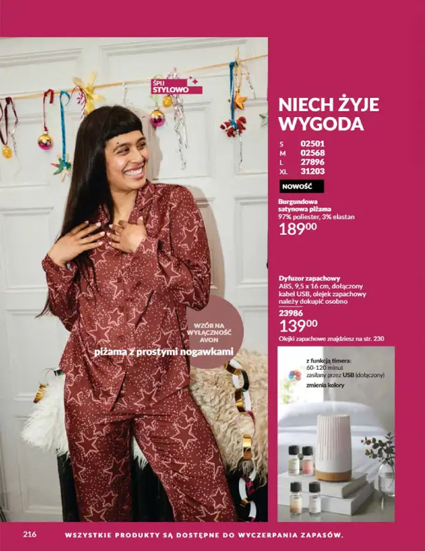 AVON - gazetka promocyjna Katalog listopad 2024 od czwartku 31.10 do soboty 30.11 - strona 216
