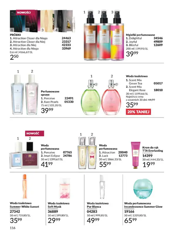 AVON - gazetka promocyjna Katalog listopad 2024 od czwartku 31.10 do soboty 30.11 - strona 116