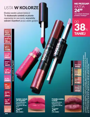 AVON - gazetka promocyjna Katalog listopad 2024 od czwartku 31.10 do soboty 30.11 - strona 244 AVON - gazetka promocyjna Katalog listopad 2024 od czwartku 31.10 do soboty 30.11 - strona 244