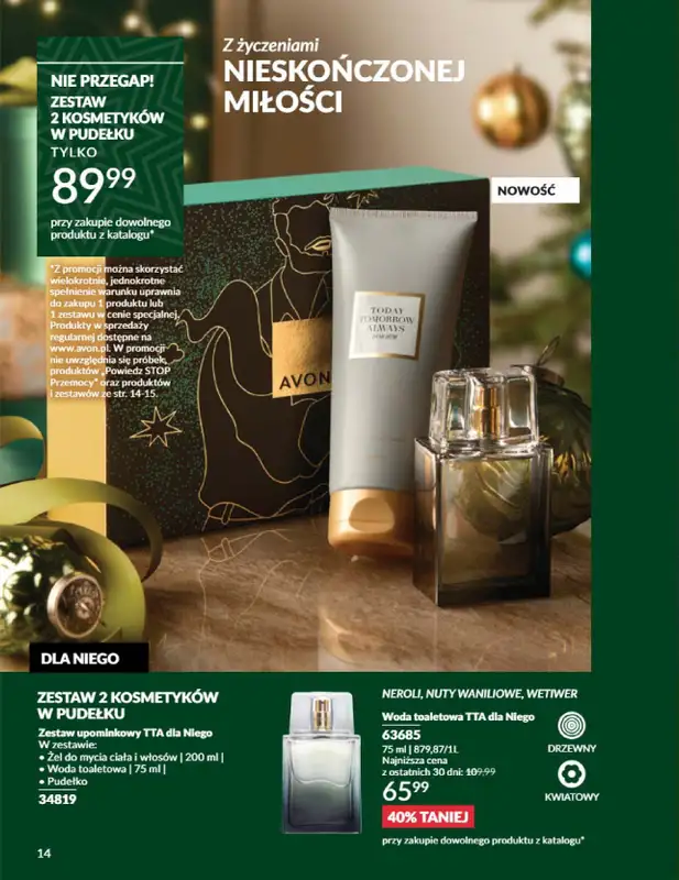 AVON - gazetka promocyjna Katalog listopad 2024 od czwartku 31.10 do soboty 30.11 - strona 14