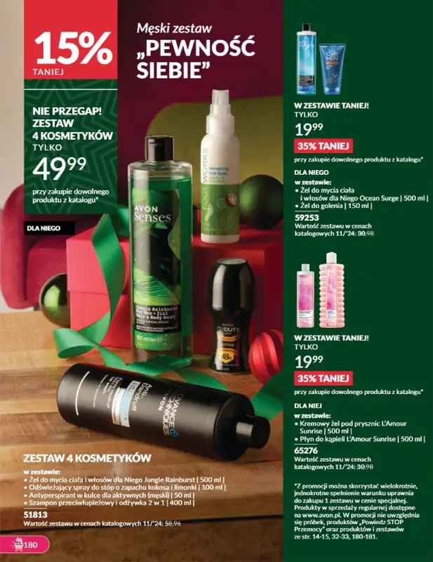 AVON - gazetka promocyjna Katalog listopad 2024 od czwartku 31.10 do soboty 30.11 - strona 180