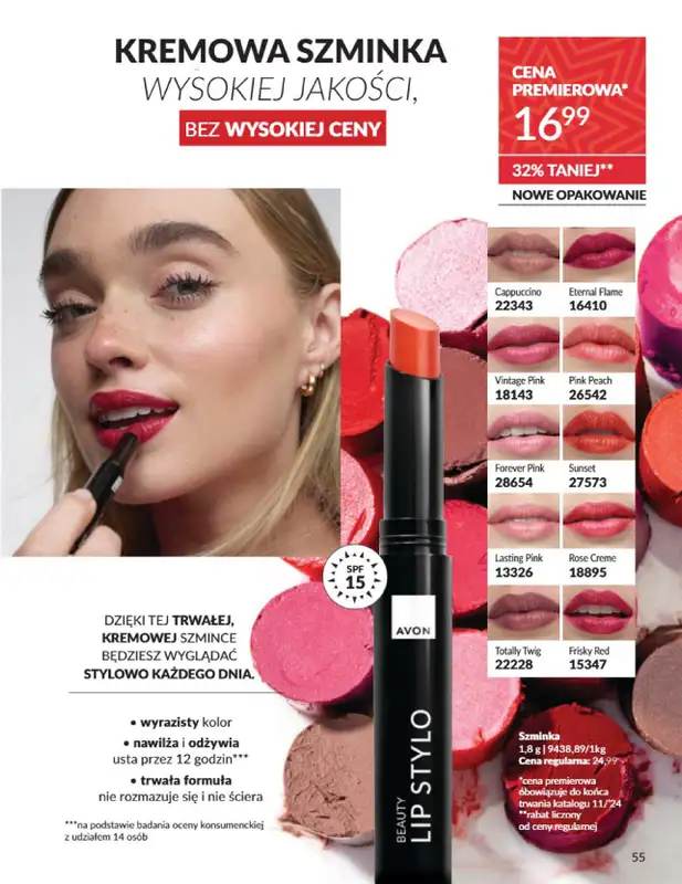 AVON - gazetka promocyjna Katalog listopad 2024 od czwartku 31.10 do soboty 30.11 - strona 55