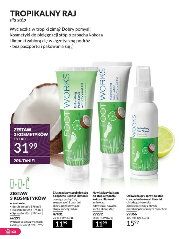 AVON - gazetka promocyjna Katalog listopad 2024 od czwartku 31.10 do soboty 30.11 - strona 160