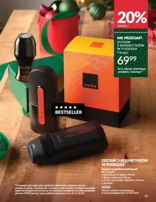 AVON - gazetka promocyjna Katalog listopad 2024 od czwartku 31.10 do soboty 30.11 - strona 33 AVON - gazetka promocyjna Katalog listopad 2024 od czwartku 31.10 do soboty 30.11 - strona 33