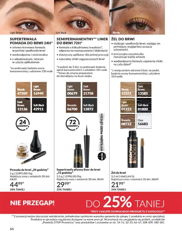 AVON - gazetka promocyjna Katalog listopad 2024 od czwartku 31.10 do soboty 30.11 - strona 66