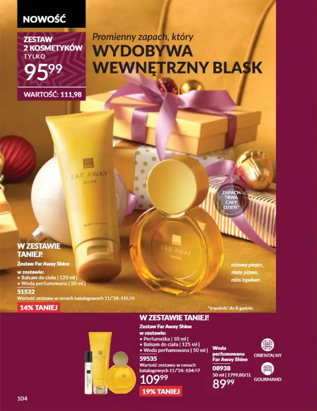 AVON - gazetka promocyjna Katalog listopad 2024 od czwartku 31.10 do soboty 30.11 - strona 104