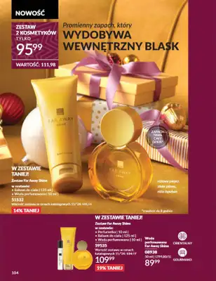 AVON - gazetka promocyjna Katalog listopad 2024 od czwartku 31.10 do soboty 30.11 - strona 104 AVON - gazetka promocyjna Katalog listopad 2024 od czwartku 31.10 do soboty 30.11 - strona 104