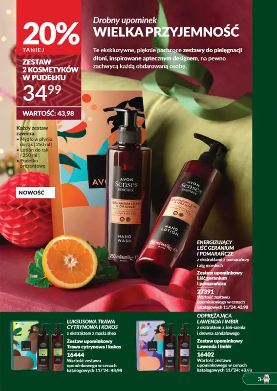 AVON - gazetka promocyjna Katalog listopad 2024 od czwartku 31.10 do soboty 30.11 - strona 3