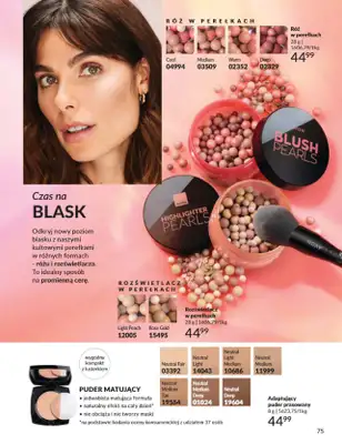 AVON - gazetka promocyjna Katalog listopad 2024 od czwartku 31.10 do soboty 30.11 - strona 75 AVON - gazetka promocyjna Katalog listopad 2024 od czwartku 31.10 do soboty 30.11 - strona 75