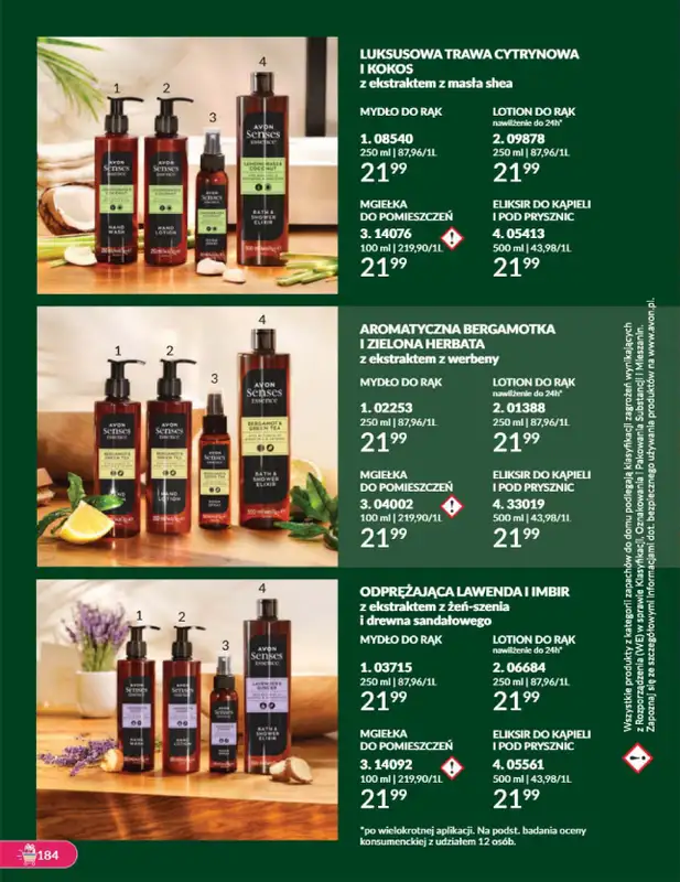 AVON - gazetka promocyjna Katalog listopad 2024 od czwartku 31.10 do soboty 30.11 - strona 184