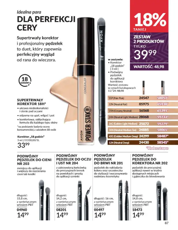 AVON - gazetka promocyjna Katalog listopad 2024 od czwartku 31.10 do soboty 30.11 - strona 87